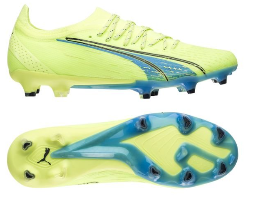 PUMA Ultra Ultimate FG/AG Fastest – Grün/Blau/Blau